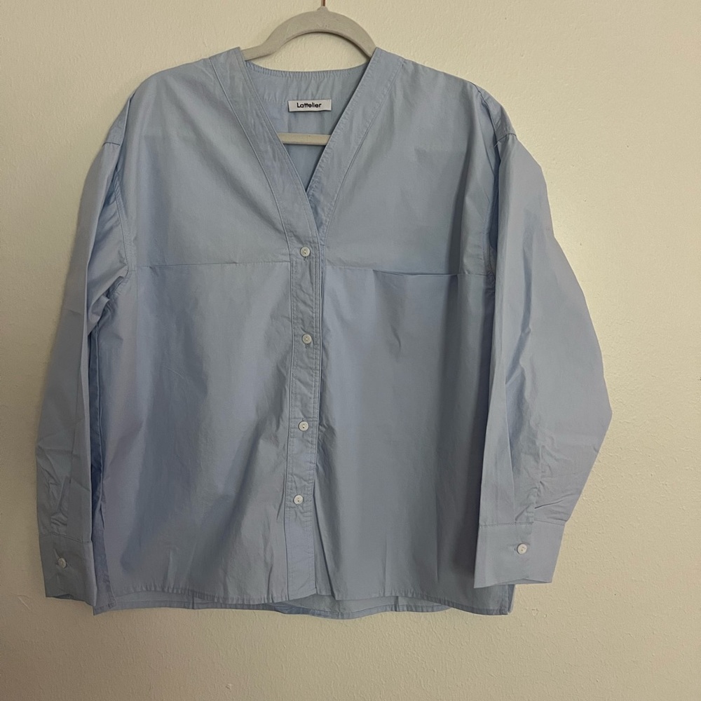 Elegant Light Blue Button Down Shirt